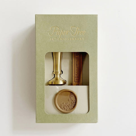 Paper Tree/Sealing Stamp &amp; Wax/Paper Tree 10th Anniversary Sealing Stamp -Lace