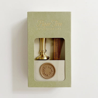 Paper Tree/シーリングスタンプ＆ワックス/Paper Tree 10th Anniversary Sealing Stamp -Magnolia Crest