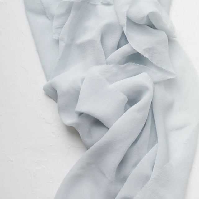 STELLA WOLFE/Silk table runner/French Blue
