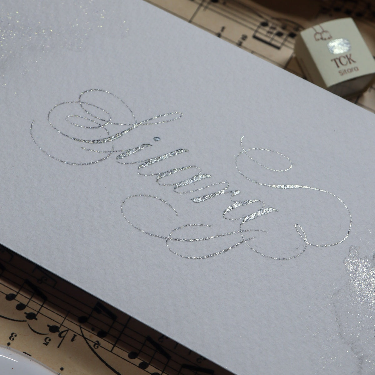 The Creative Kinds/カリグラフィーインク/Single Half Pan Shimmer - Sitara