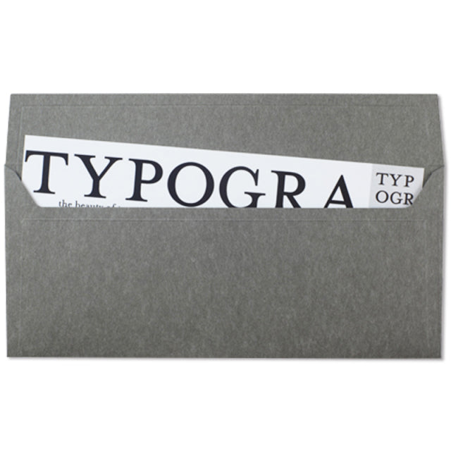 TAKEO PAPER PRODUCTS/Envelope Long/Dressco Envelope Long: Nezumi