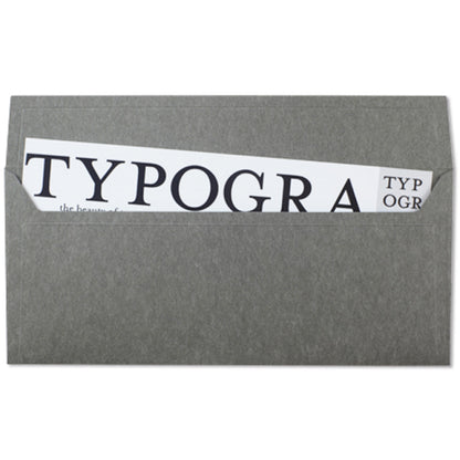 TAKEO PAPER PRODUCTS/Envelope Long/Dressco Envelope Long: Nezumi
