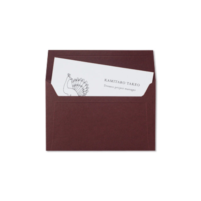TAKEO PAPER PRODUCTS/封筒 Petit/Dressco Envelope Petit: Wine Red