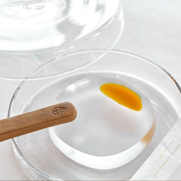 Tag Stationery/Glass inkstone/Pattern dyeing Glass inkstone that shines in various ways
