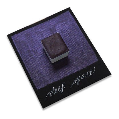 [Available Oct 16 (Fri) at 8 PM] The Creative Kinds / Calligraphy Ink / Single Half Pan Soft Shimmer - Deep Space