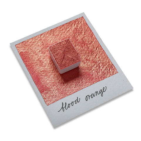 【10/16(金)20時発売】The Creative Kinds/カリグラフィーインク/Single Half Pan Shimmer - Blood Orange