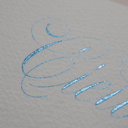 [Release: Fri, Oct 16, 8:00 PM] The Creative Kinds / Calligraphy Ink / Single Half Pan Shimmer - Cielo