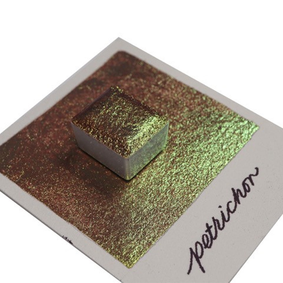 The Creative Kinds/Calligraphy Ink/Single Half Pan Multichrome - Petrichor
