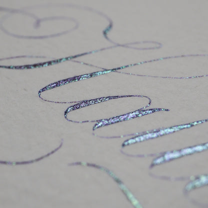 [Available Oct 16 (Fri) at 8 PM] The Creative Kinds / Calligraphy Ink / Single Half Pan Shimmer - Halley's Comet