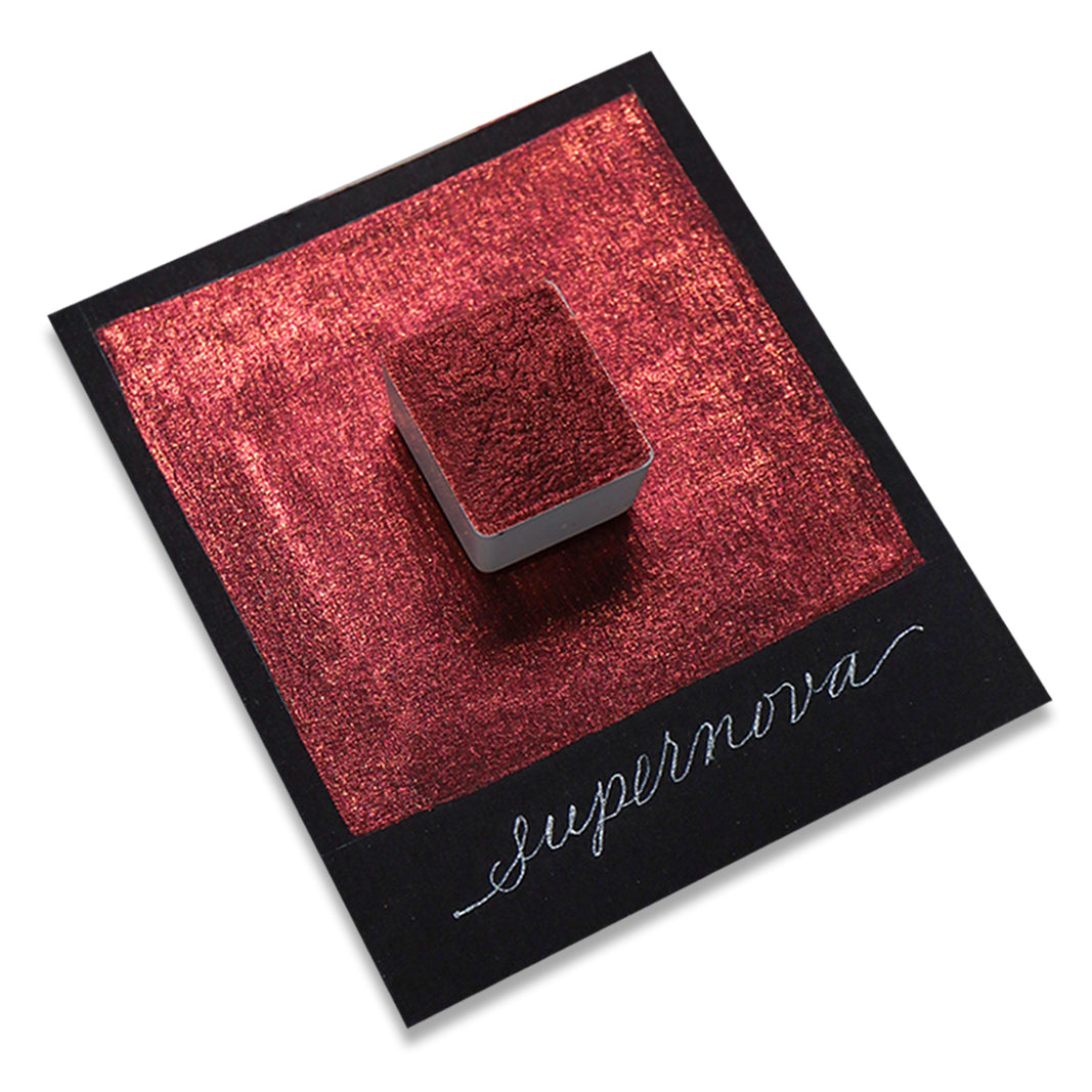 [Available Oct 16 (Fri) at 8:00 PM] The Creative Kinds / Calligraphy Ink / Single Half Pan Shimmer - Supernova