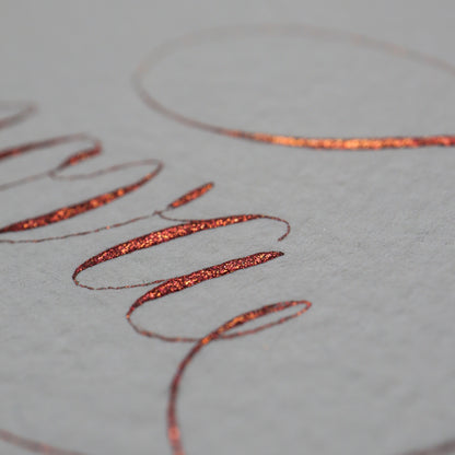[Available Oct 16 (Fri) at 8:00 PM] The Creative Kinds / Calligraphy Ink / Single Half Pan Shimmer - Supernova