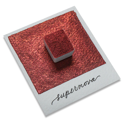 [Available Oct 16 (Fri) at 8:00 PM] The Creative Kinds / Calligraphy Ink / Single Half Pan Shimmer - Supernova