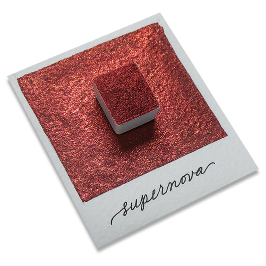[Available Oct 16 (Fri) at 8:00 PM] The Creative Kinds / Calligraphy Ink / Single Half Pan Shimmer - Supernova