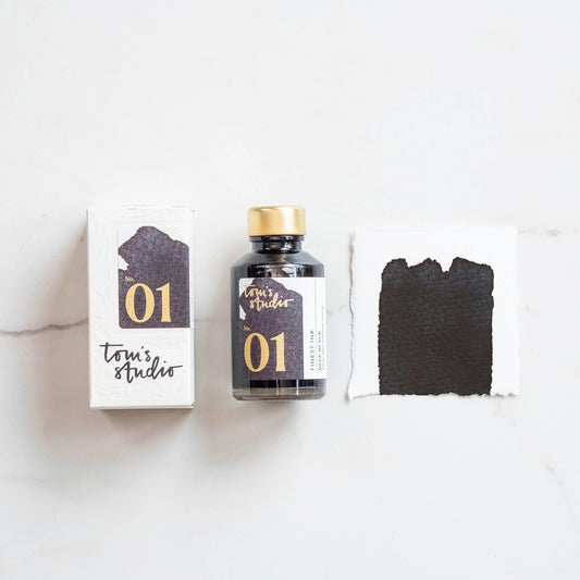 Tom's Studio/インク/Fountain Pen Ink - 01 Deep Black