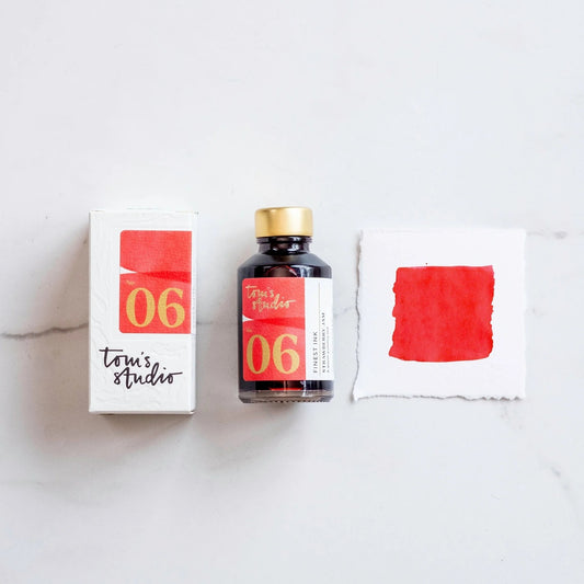 Tom's Studio/インク/Fountain Pen Ink - 06 Strawberry Jam