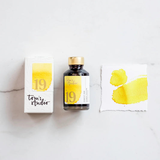 Tom's Studio/インク/Fountain Pen Ink - 19 Lemon Yellow