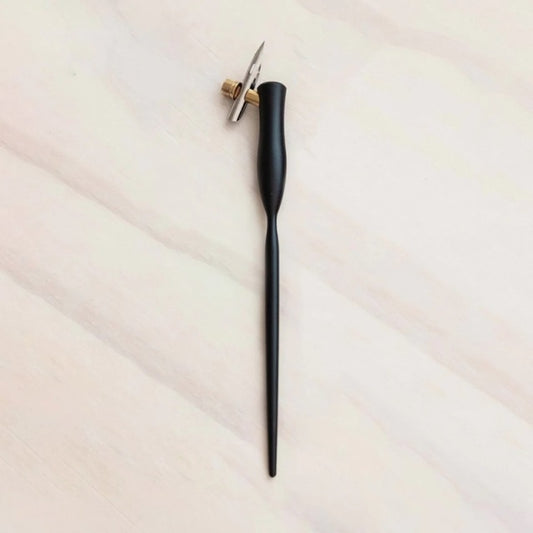 Tom's Studio/カリグラフィーホルダー/Flourish - The Universal Calligraphy Pen(Black Curve Oblique)