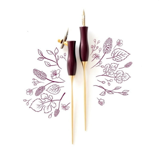 Tom's Studio/Calligraphy Holder/Bloom - Calligraphy Pen - Mulberry