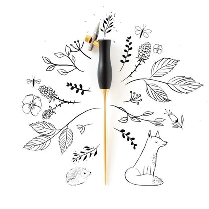 Tom's Studio/Calligraphy Holder/Bloom - Calligraphy Pen - Black