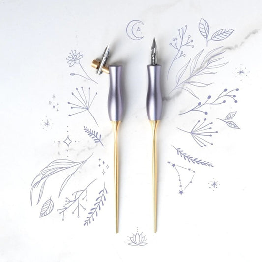 Tom's Studio/Calligraphy Holder/Bloom - Calligraphy Pen - Wisteria Limited Edition