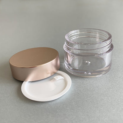Tom's Studio/Inkcase/Acrylic 15ml Jar with Rose Gold Lid