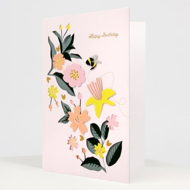 UWP LUXE/Single Card/Floral Birthday
