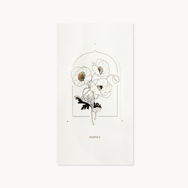 UWP LUXE/シングルカード/Poppies by Hiromi Takeda