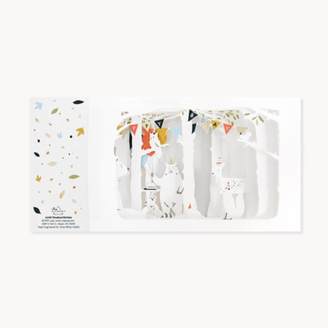 UWP LUXE/Single Card/Woodland Birthday