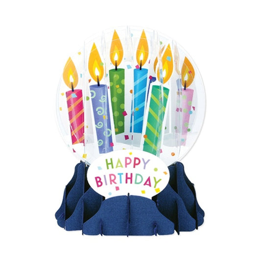 Up With Paper/Single Card/Globe Birthday Candles