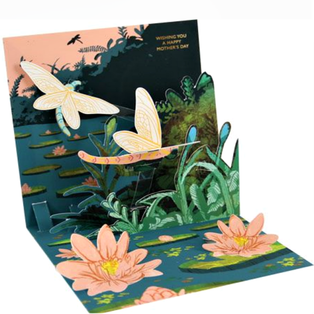 Up With Paper/Single Card/Midnight Dragonflies