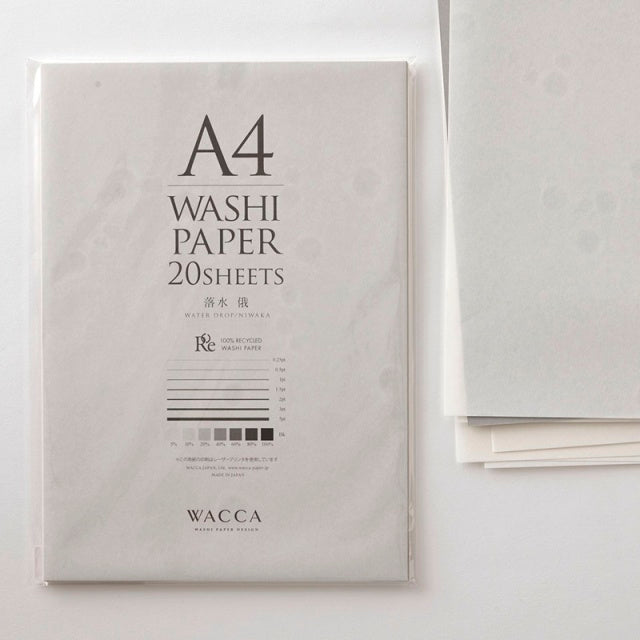 Wacca Paper WACCA/Japanese paper/A4 Japanese paper Falling Water 20 sheets | ペーパーツリー