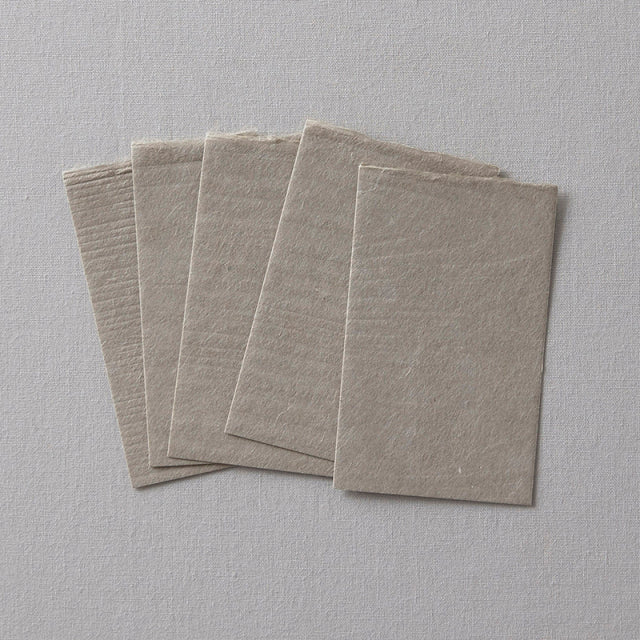 WACCA/Name Card/Hiigawa Washi Paper Card Business Card 5 Pieces: Gray
