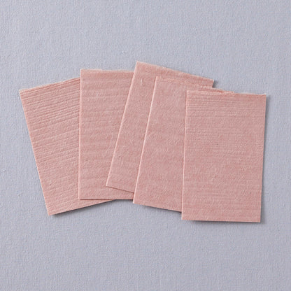 WACCA/ネームカード/斐伊川和紙 板目紙 名刺 5枚入り：Pink