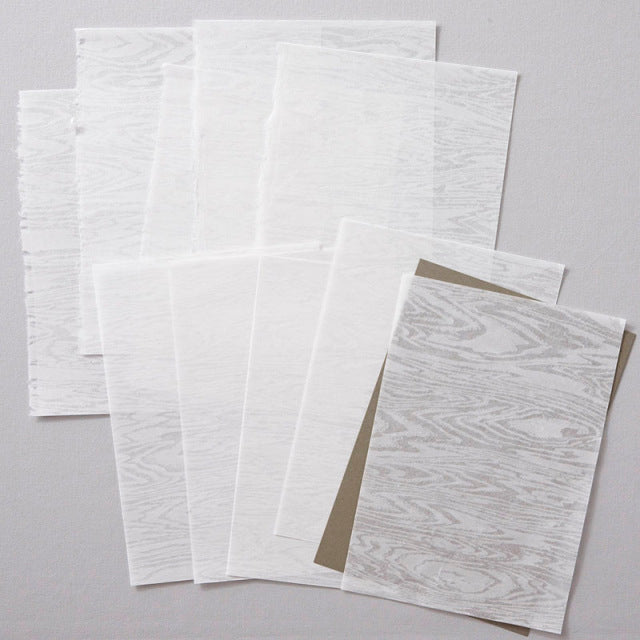 Wacca Paper WACCA/和紙/手漉き楮薄葉紙 板目 A5 10枚入 | ペーパーツリー