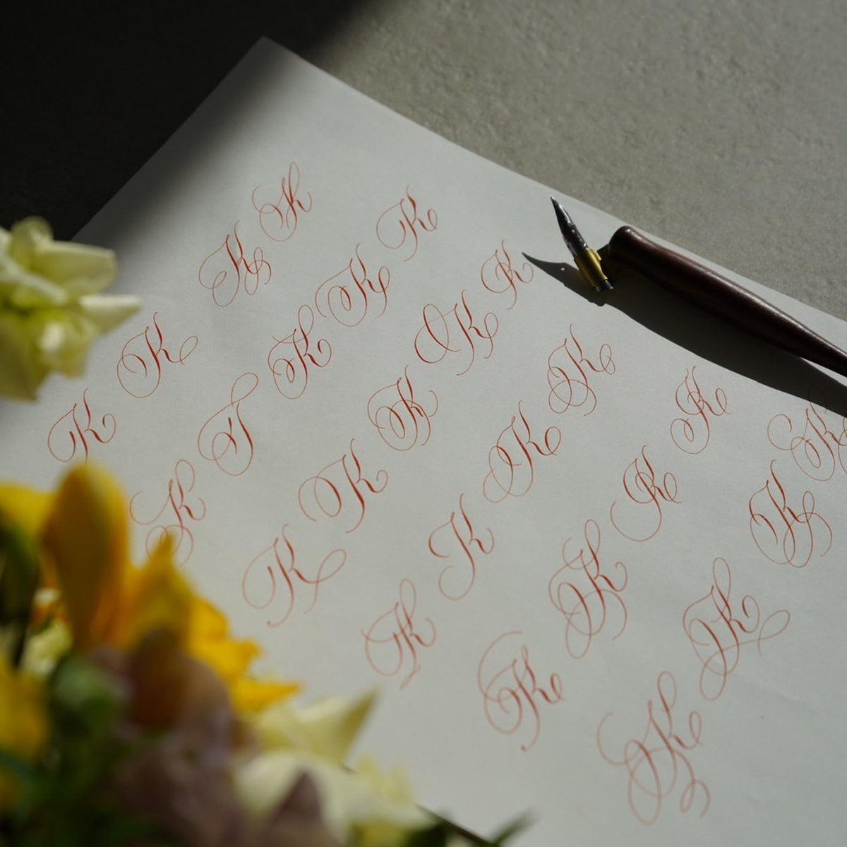 Saori Hamaguchi - Modern Calligraphy Flourishing初級コース 2025年10月-2026年3月