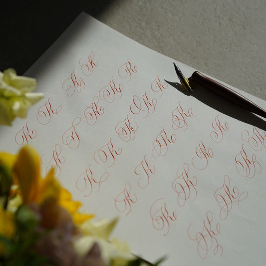 Saori Hamaguchi - Modern Calligraphy Flourishing初級コース 2025年10月-2026年3月
