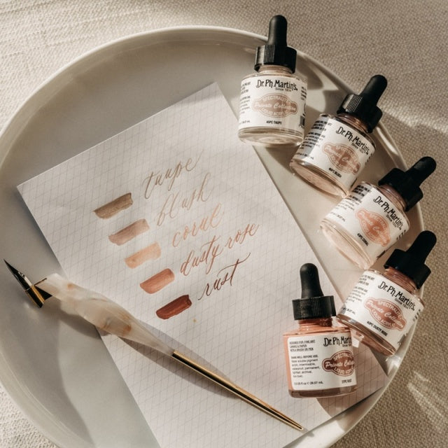 Written Word Calligraphy/Calligraphy Ink/Warm Tone Calligraphy Ink Set of 5