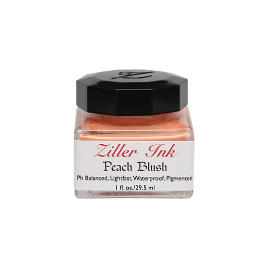 Ziller/カリグラフィーインク/Ziller Ink 1oz：Peach Blush