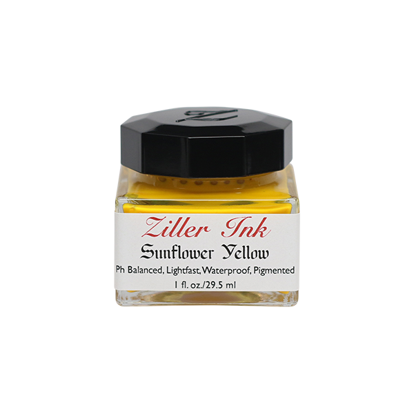 [While supplies last] Ziller/Calligraphy Ink/Ziller Ink 1oz: Sunflower Yellow
