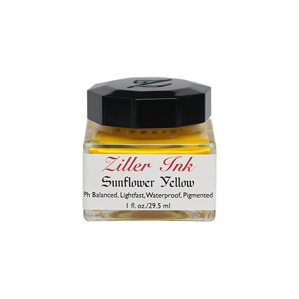 Ziller/カリグラフィーインク/Ziller Ink 1oz：Sunflower Yellow