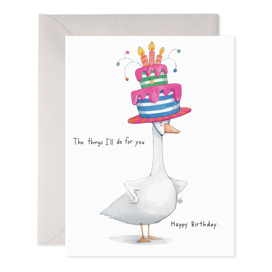 E.Frances/シングルカード/Goose Cake Hat Birthday