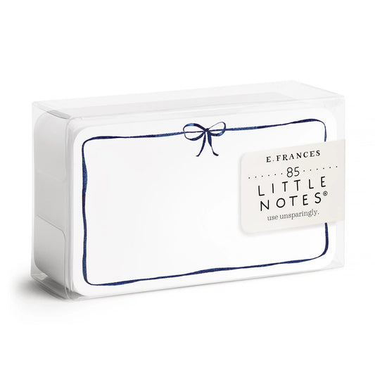 E.Frances/Mini Cards 85 Piece Set/Navy Bow Little Notes