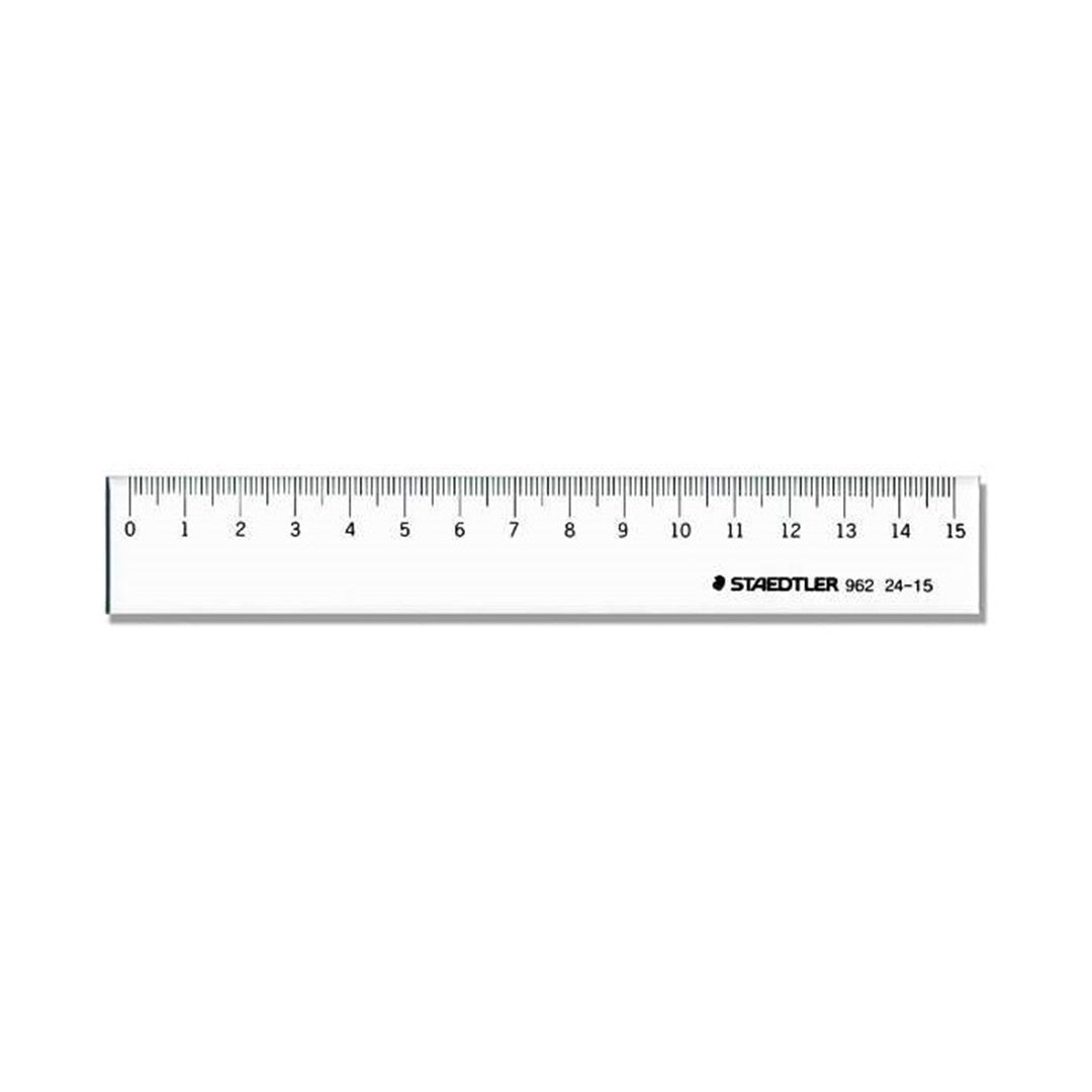 STAEDTLER/ルーラー/直線定規・片側目盛り付き 15cm