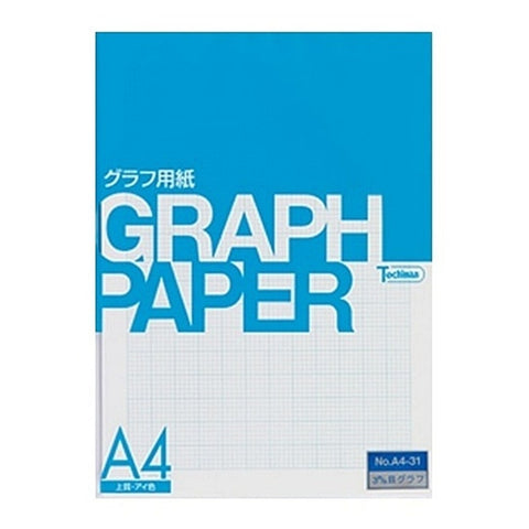 SAKAE Technical Paper/Graph Paper A4 - 3mm, 50 Sheets