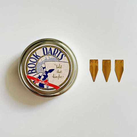 BOOK DARTS/Line Markers/Book Darts Gift Tin - Bronze