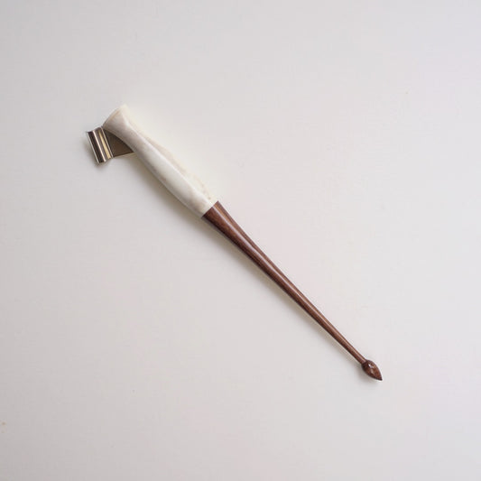 DAO HUY HOANG/カリグラフィーホルダー/Antler＆Walnut Segment Oblique Pen Holder