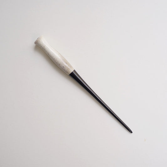 DAO HUY HOANG/カリグラフィーホルダー/Antler＆Ebony Segment Straight Pen Holder for Square Nib