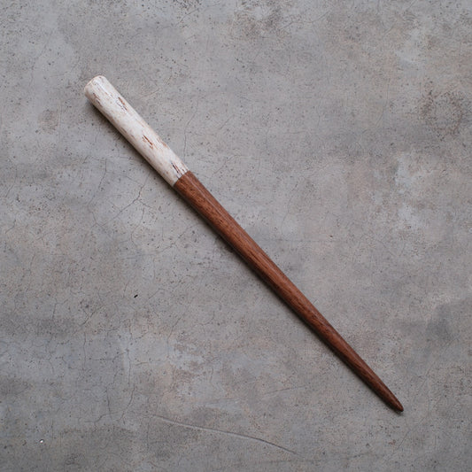 DAO HUY HOANG/Calligraphy Holder/Antler＆Walnut Segment Straight Pen Holder