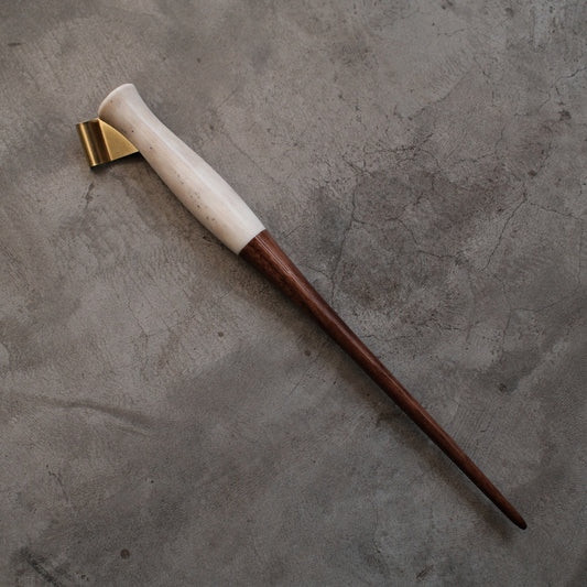 【3/26 20時発売】DAO HUY HOANG/カリグラフィーホルダー/Antler and Walnut Oblique Pen Holder