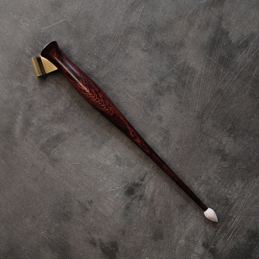 【3/26 20時発売】DAO HUY HOANG/カリグラフィーホルダー/Kingwood and Antler Finial Oblique Pen Holder